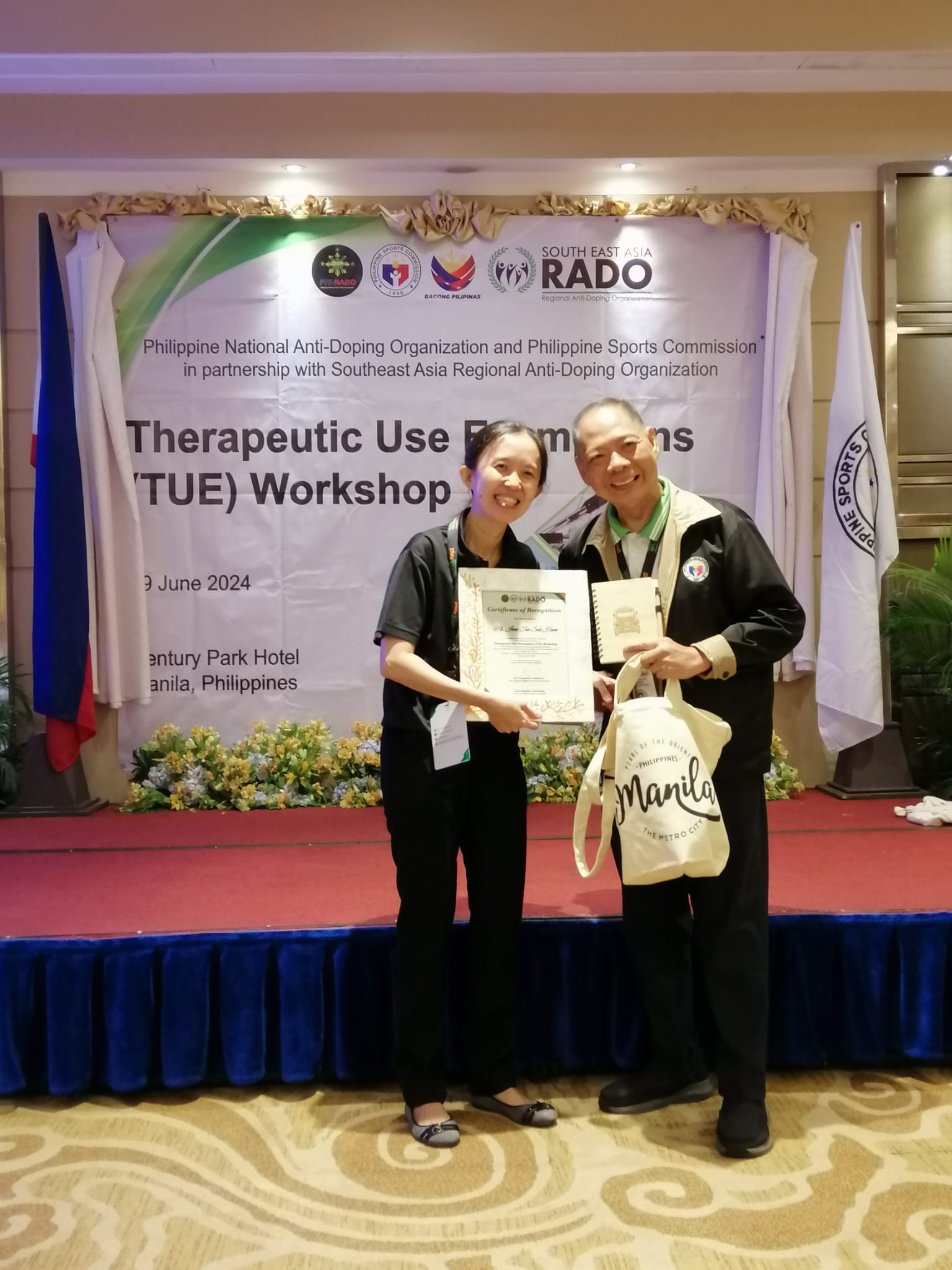 Therapeutic Use Exemption Workshop in Manila